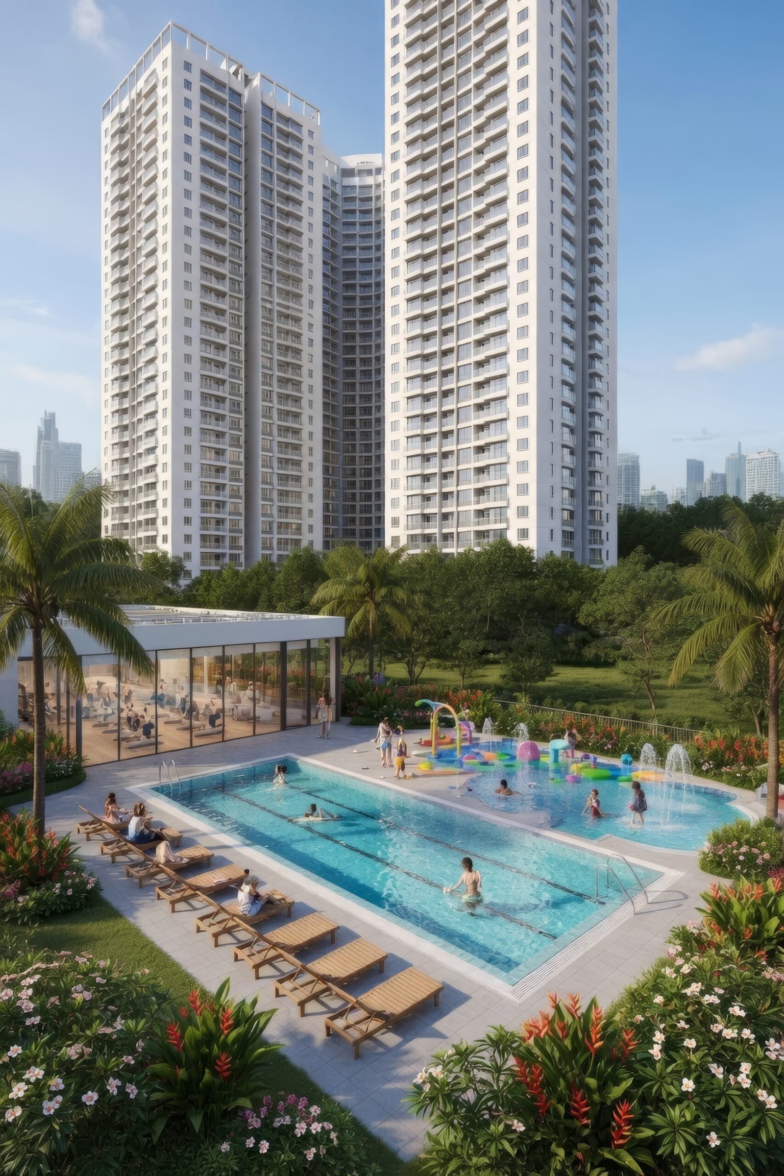 Chencharu Close Residences Swimming pool scaled
